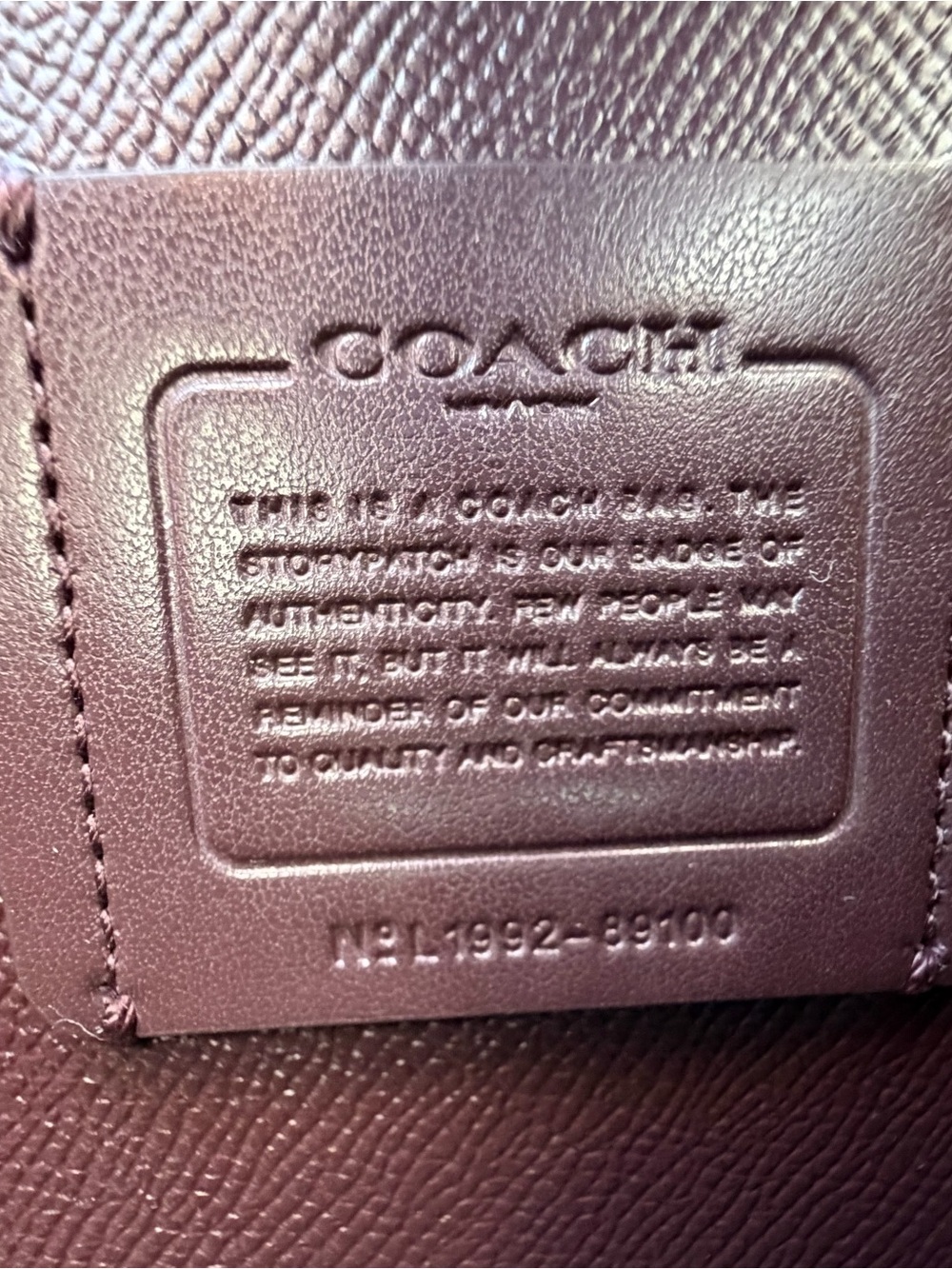 Coach Charlie Bucket Bag Tote Colorblock Pebble Leather Like New - Picture 8 of 17